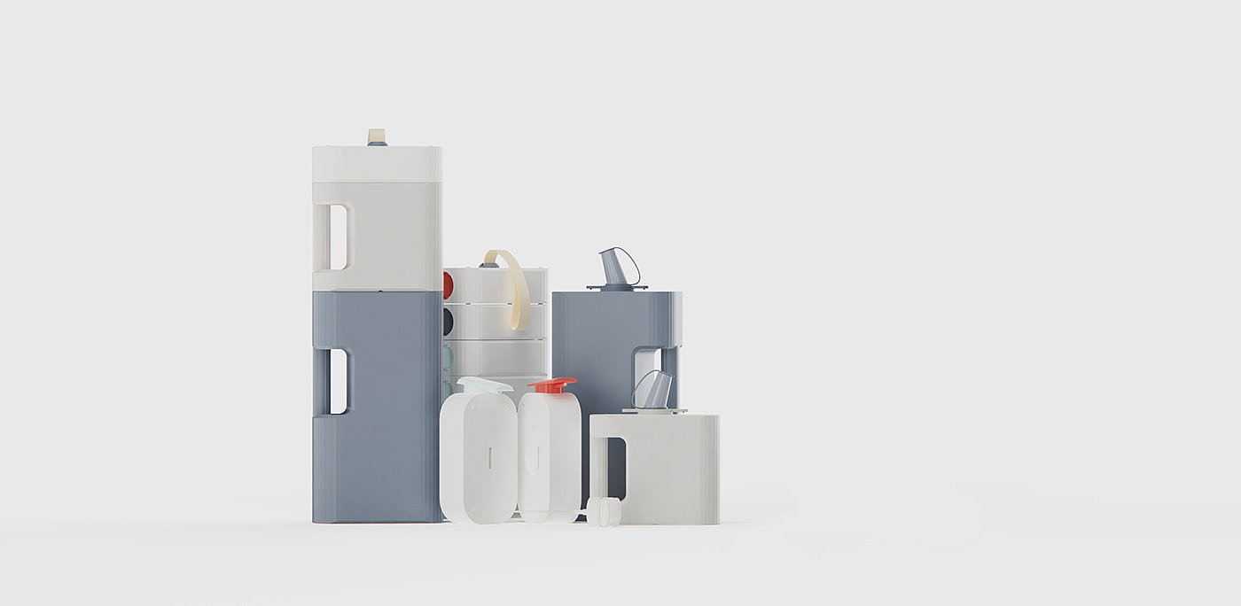 Mimeos，Household container，Plastic，