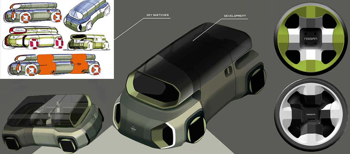 Nissan hemlock，conceptual design，Automobile design，