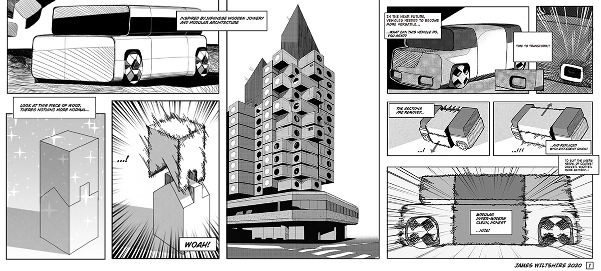 Nissan hemlock，conceptual design，Automobile design，