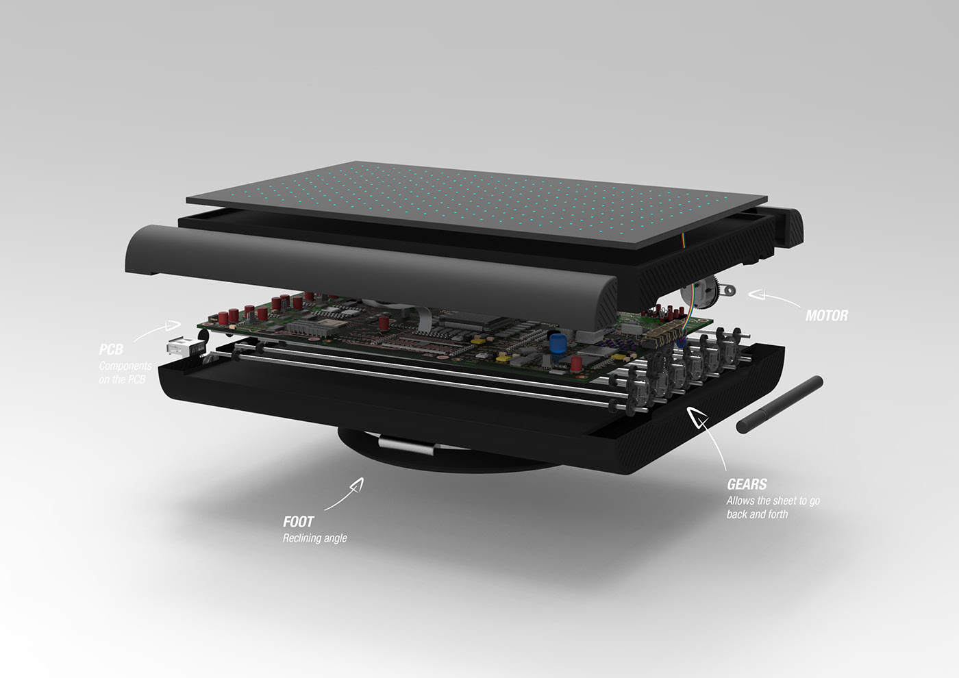 Touch screen，Hand drawn，printer，