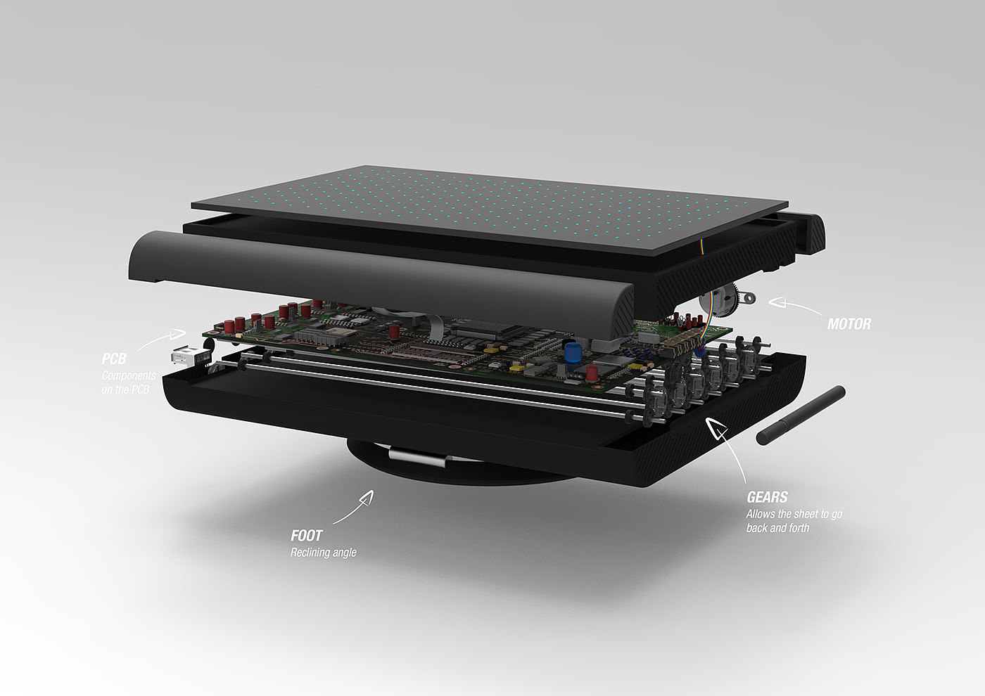 Touch screen，Hand drawn，printer，