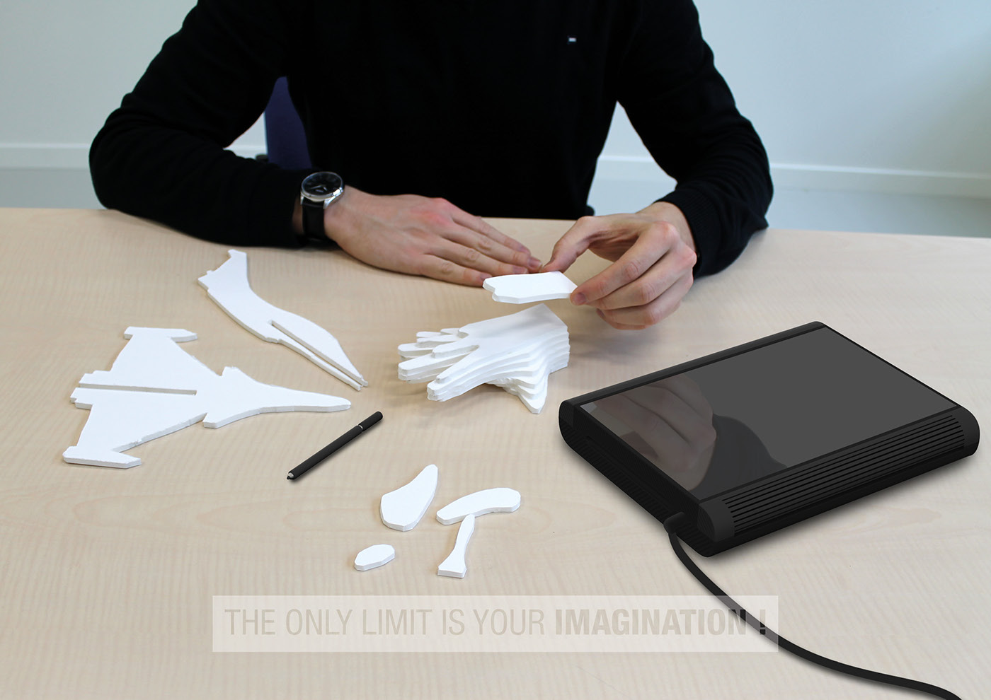 Touch screen，Hand drawn，printer，