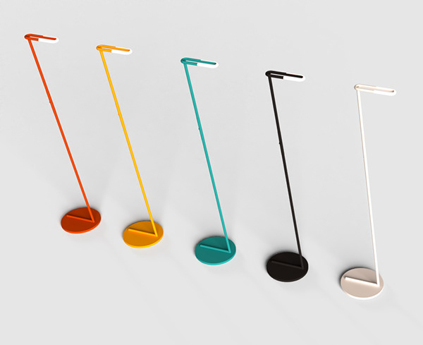 Floor lamp，Copper aluminum，grace，Ergonomics，Zeta Lamp，