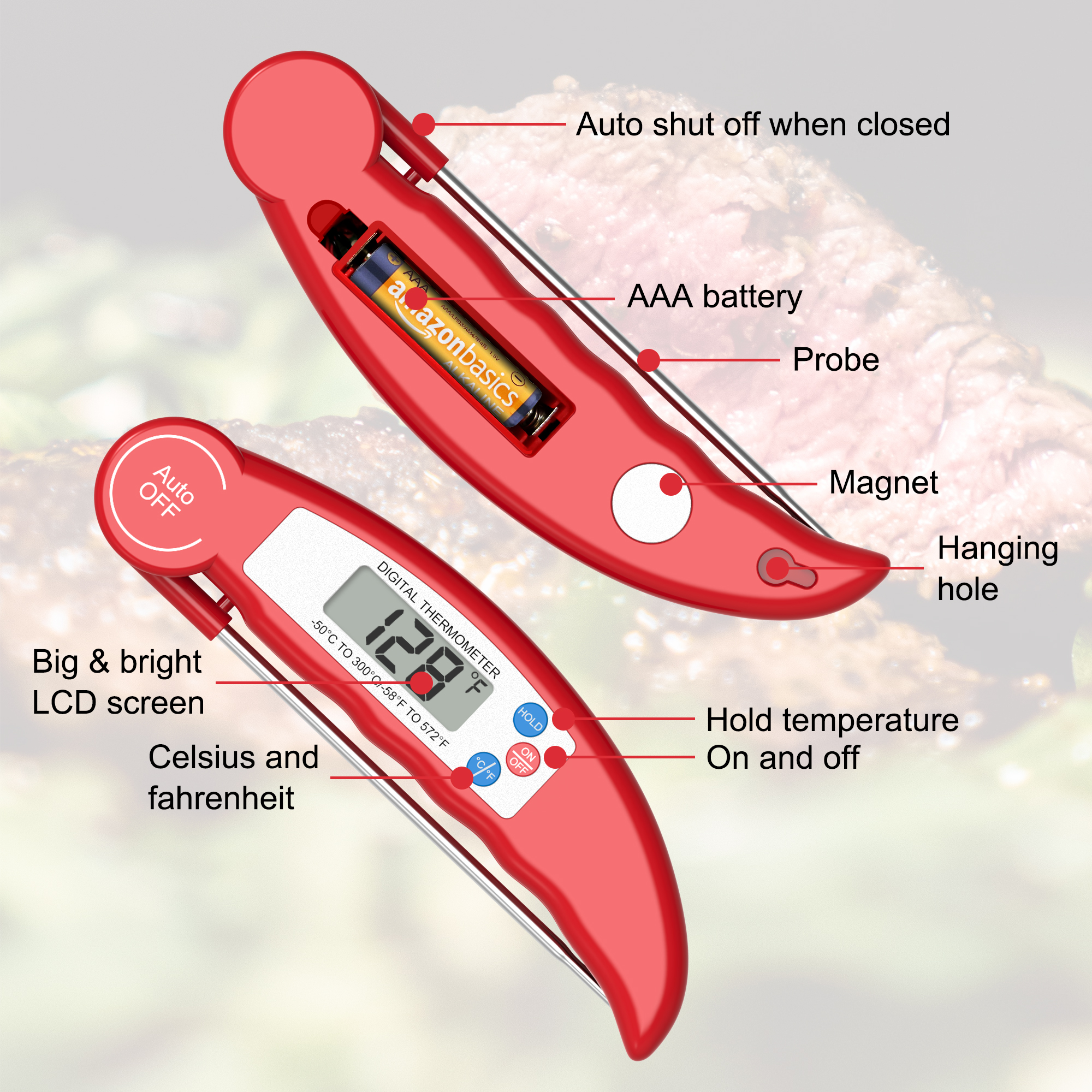 Food thermometer，