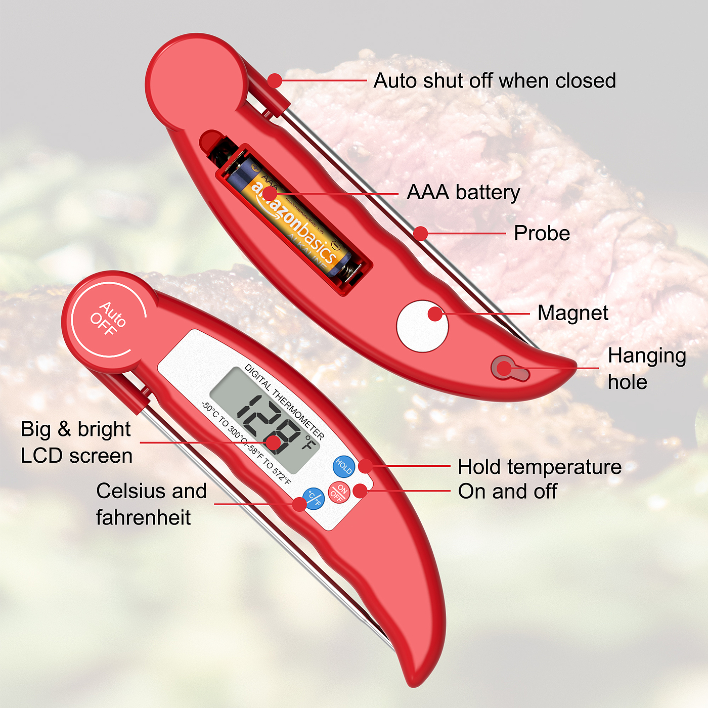 Food thermometer，