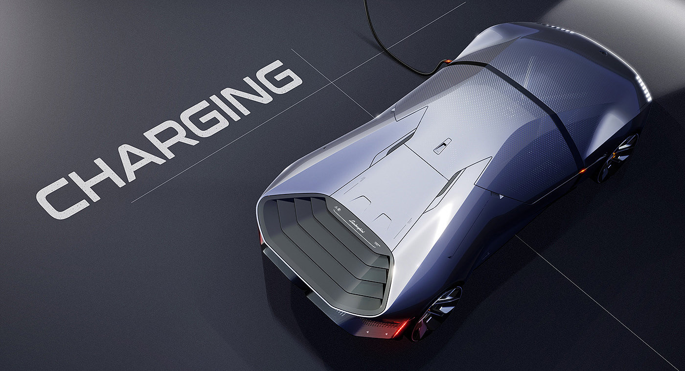 Lamborghini，electric vehicle，line，New height，