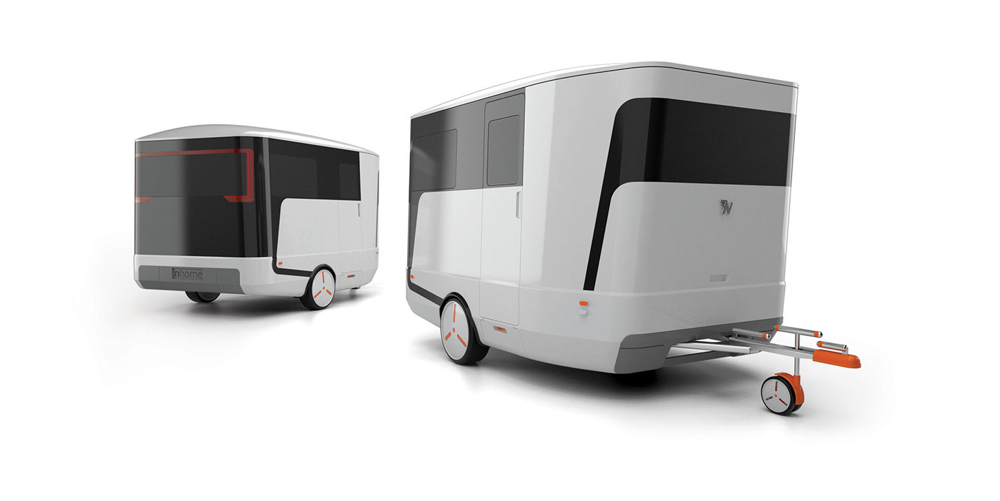 nhome，Trailer type，Touring car，white，
