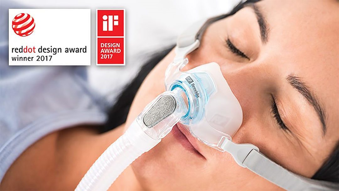 2017 red dot，F&P Brevida，sleep，respirator，2017if Award，