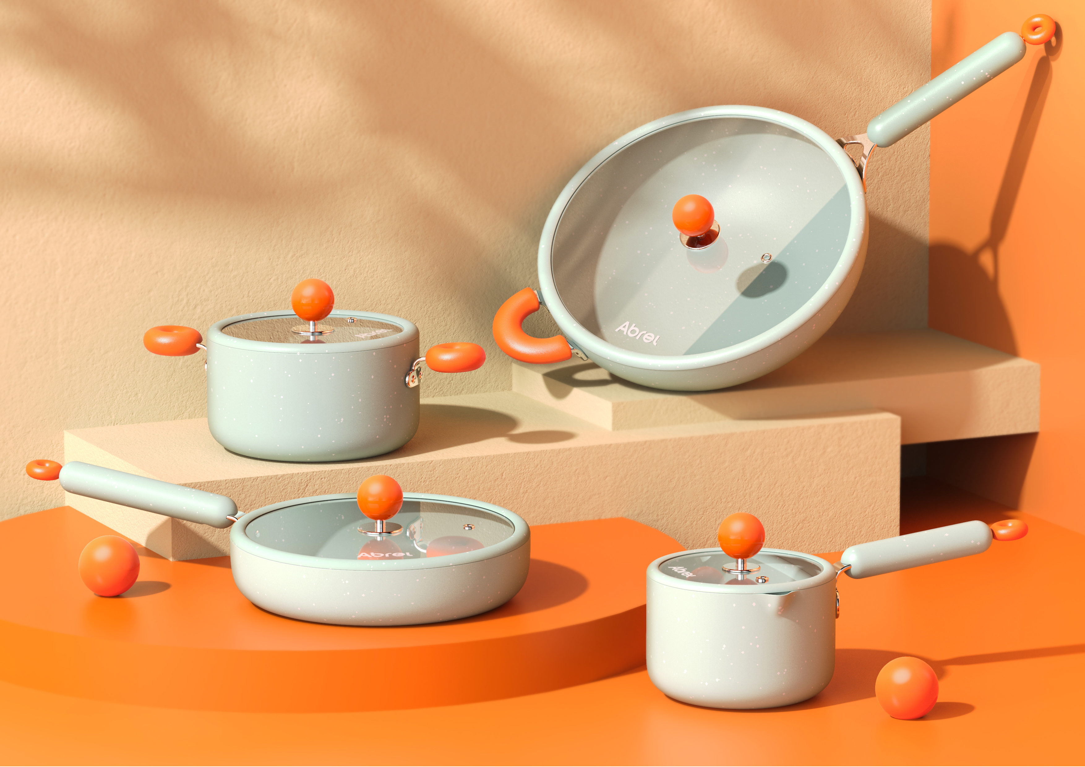 cooker，Wok，Soup pot，Frying pan，The milk pot，