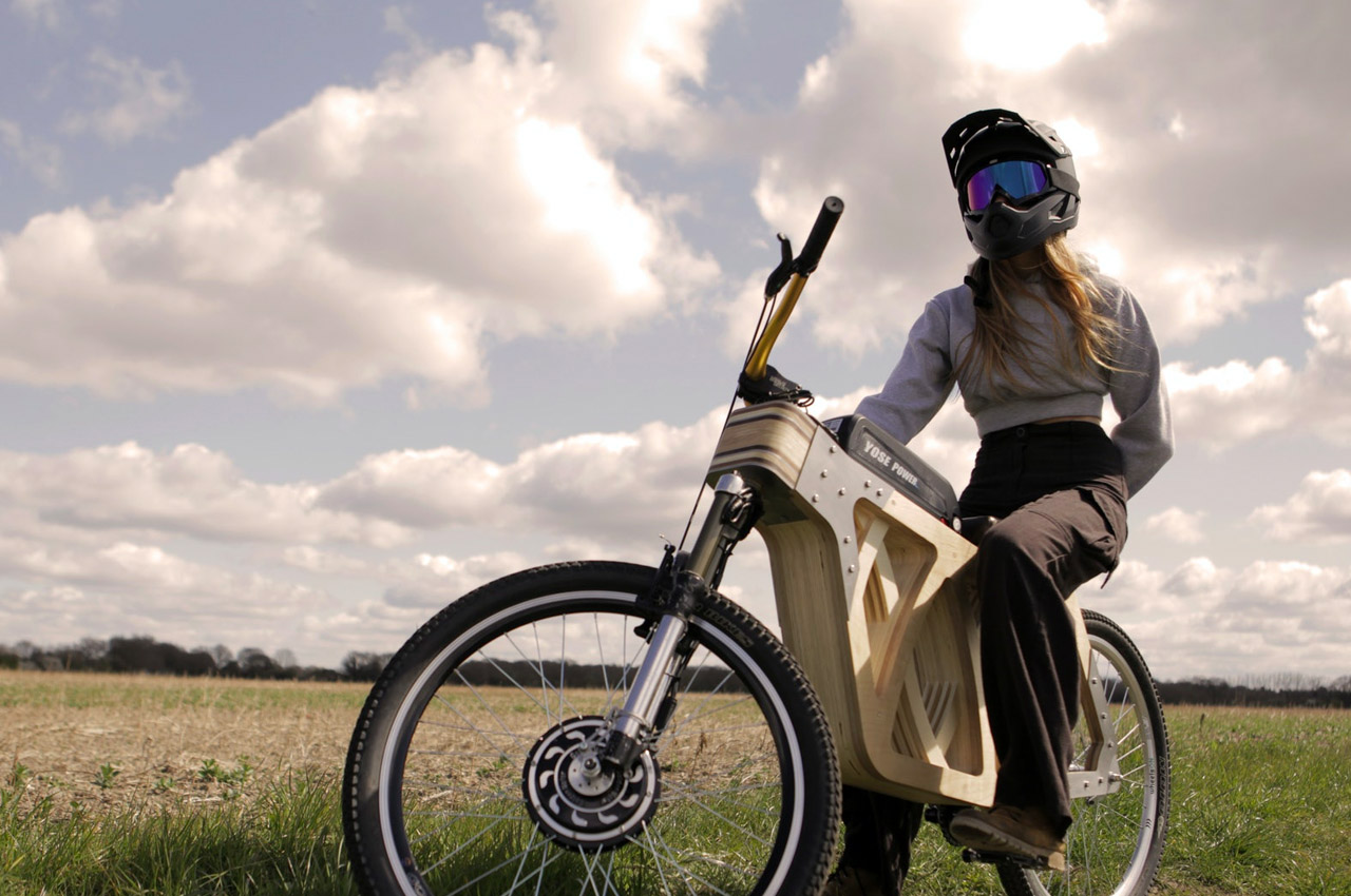 Bicycle，Electric，wooden ，unique，