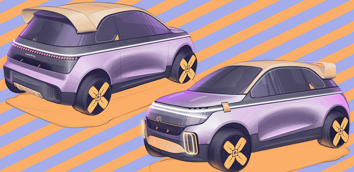 automobile，sketch，concept，