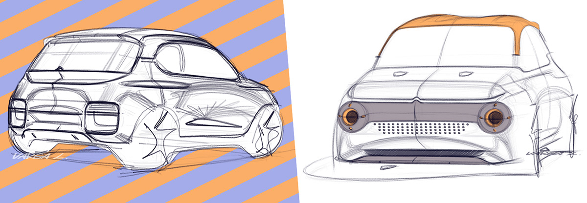 automobile，sketch，concept，
