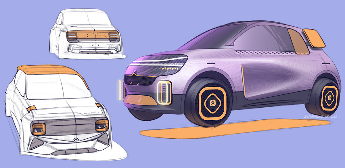 automobile，sketch，concept，