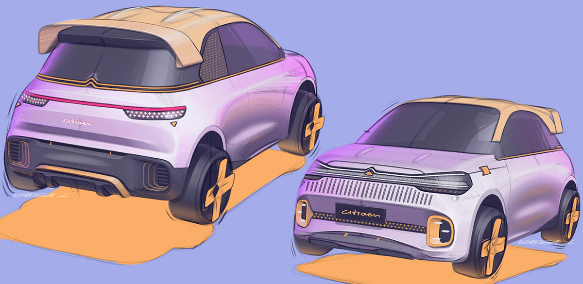 automobile，sketch，concept，