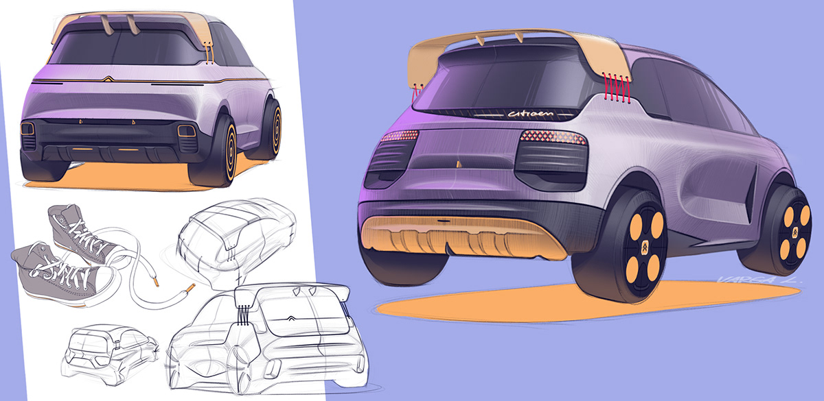 automobile，sketch，concept，