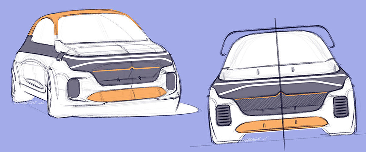 automobile，sketch，concept，