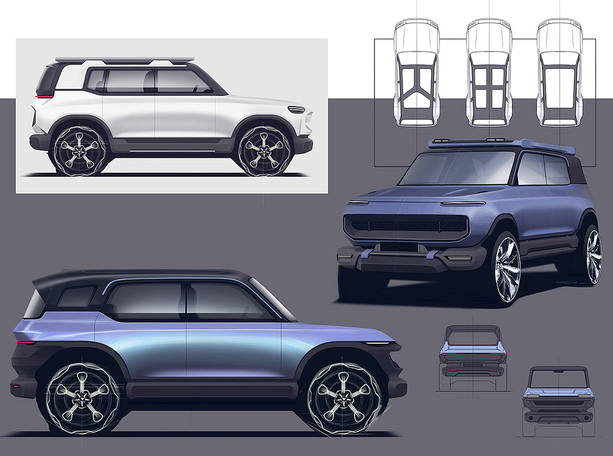 automobile，suv，sketch，concept，