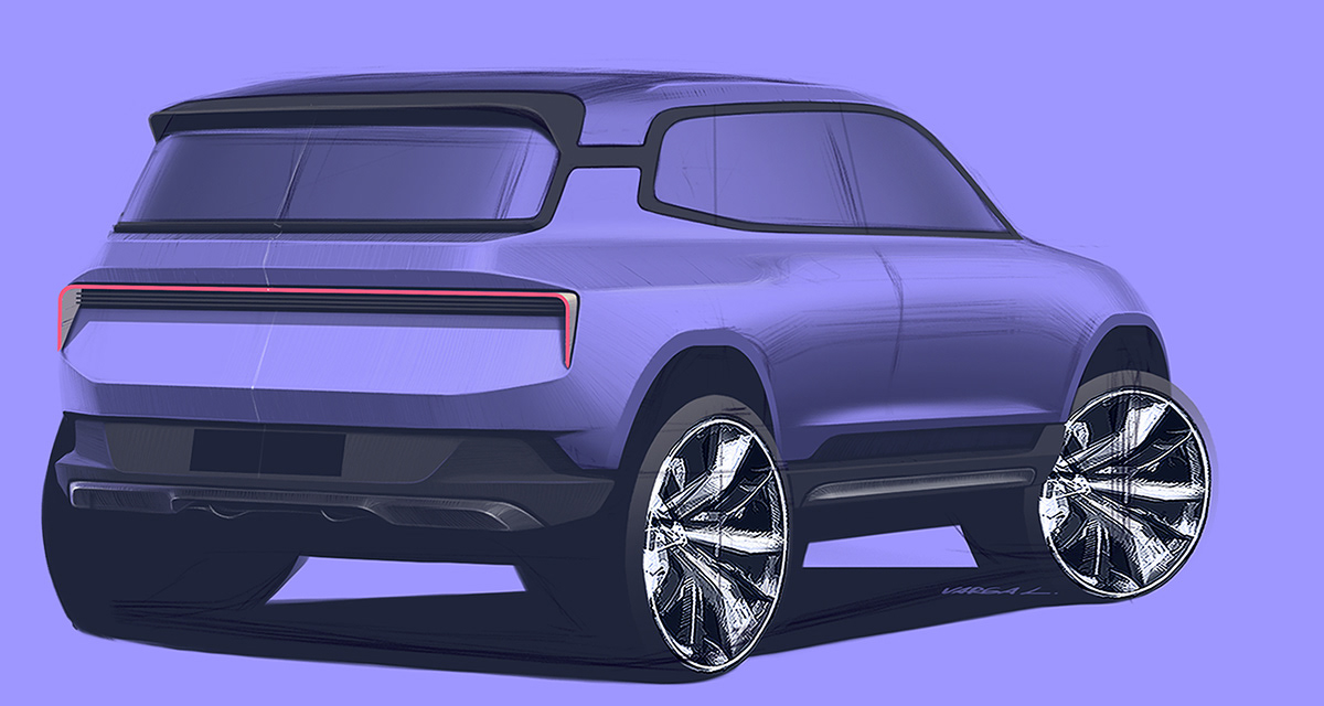 automobile，suv，sketch，concept，