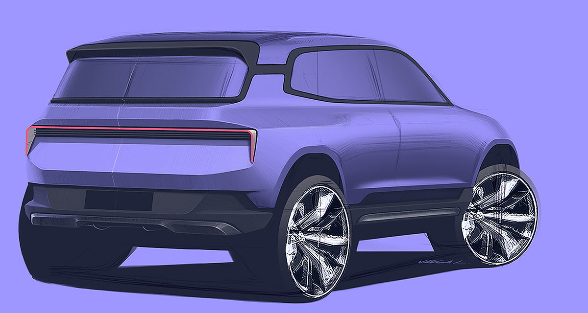 automobile，suv，sketch，concept，