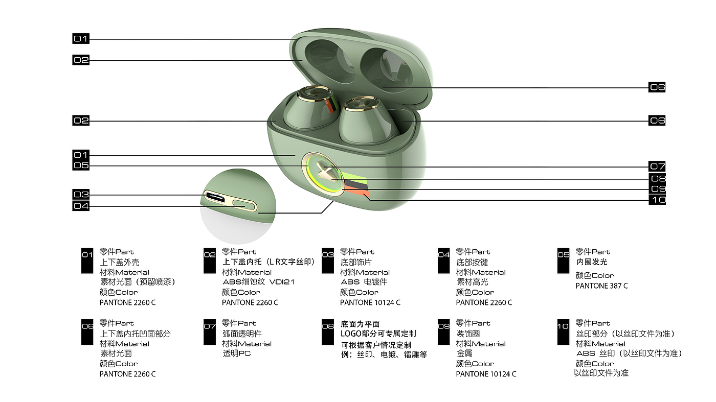 tws，id，设计，蓝牙耳机，耳机，