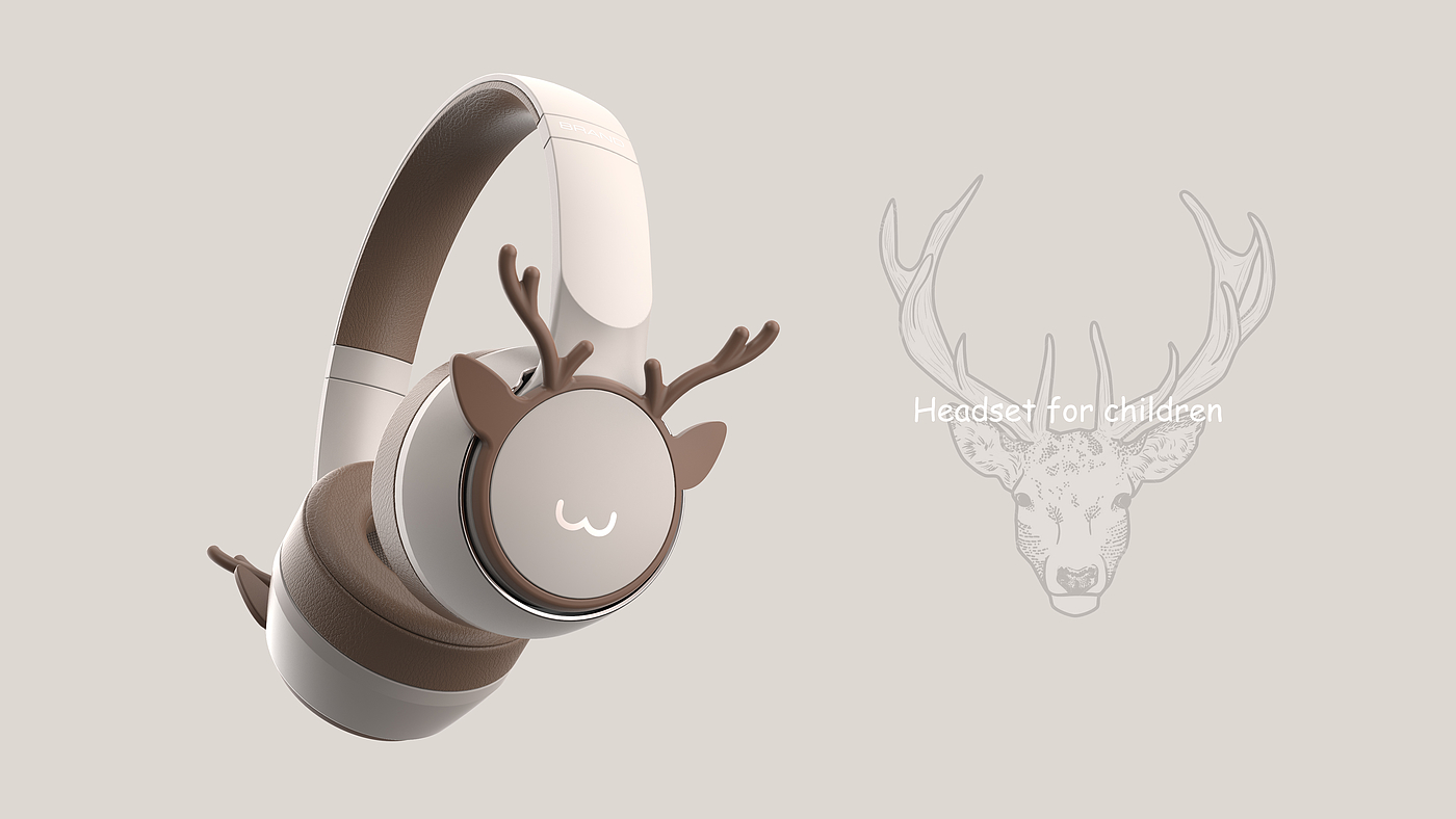 Headphones，headset，Children's earphone，id，Design，