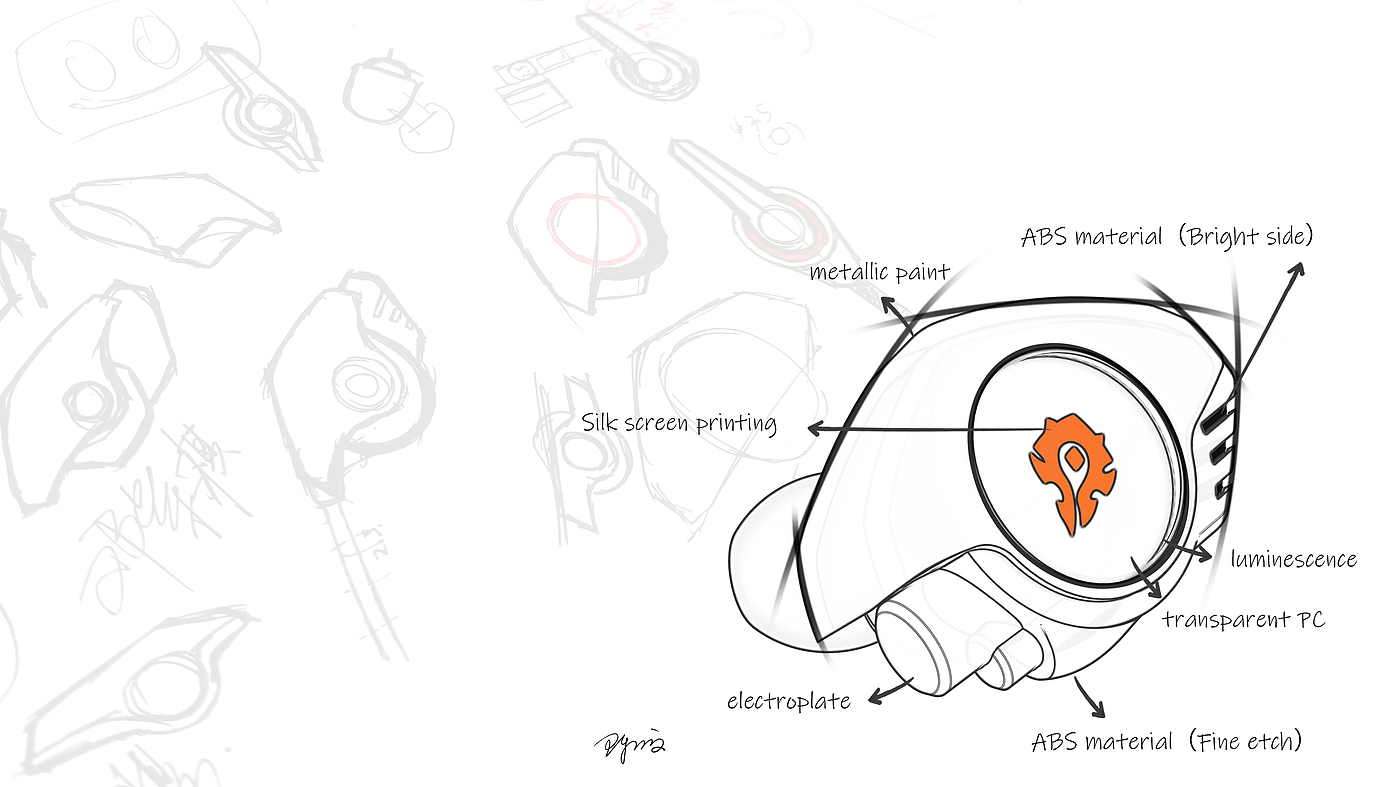 Mechanics，game，tws，Bluetooth headset，Design，