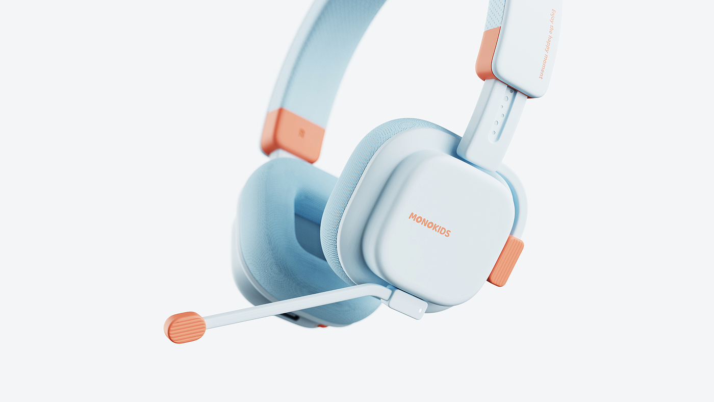 headset，Children's headphones，children，concise，product design，