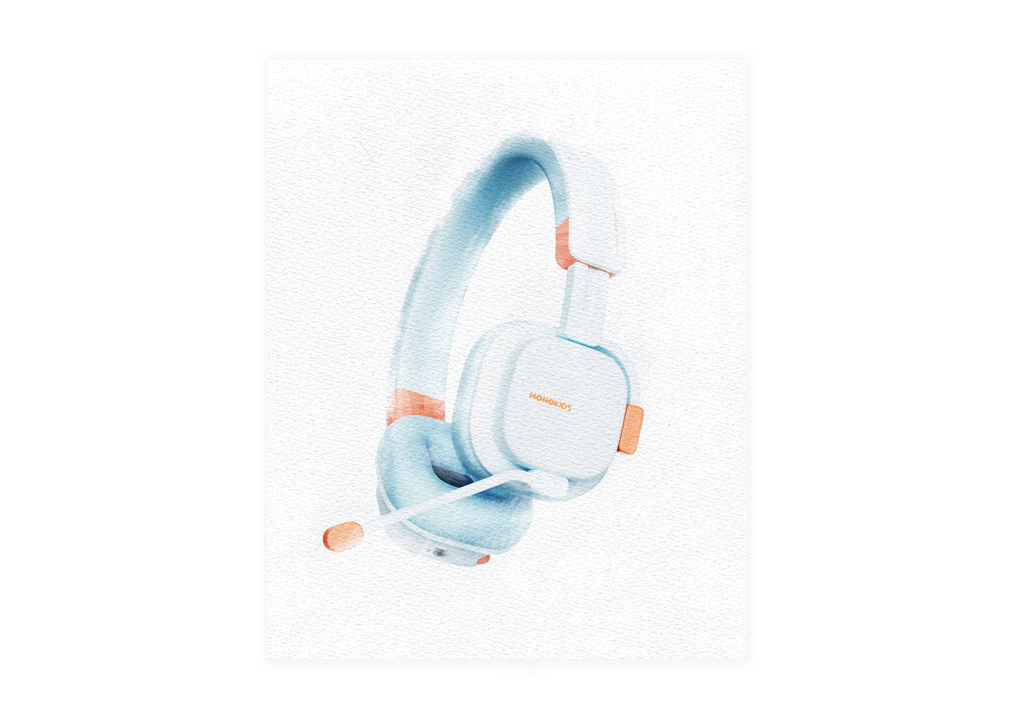 headset，Children's headphones，children，concise，product design，