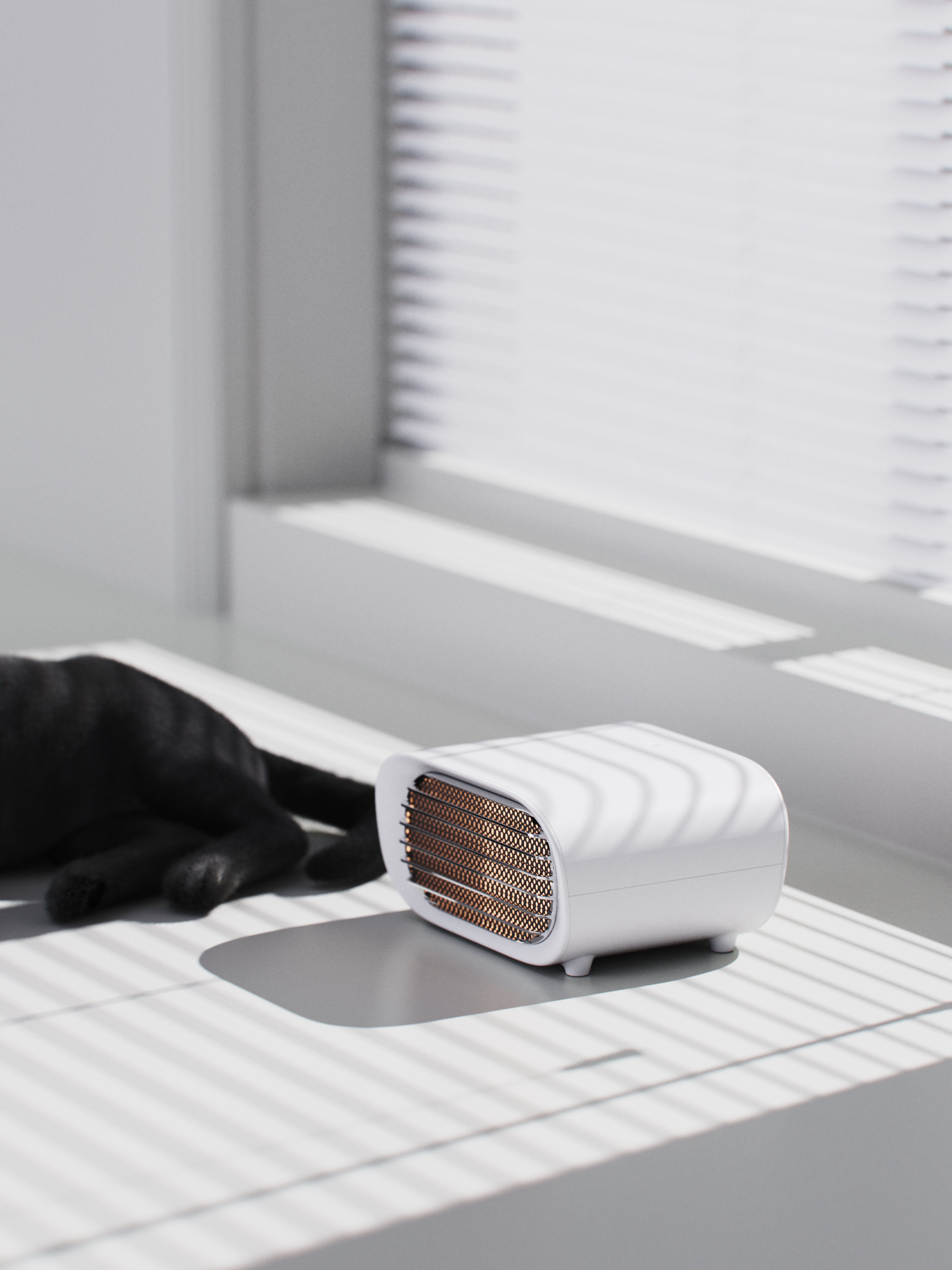 Air heater，Heating，keyshot，Original design，Simplicity，Air heater，