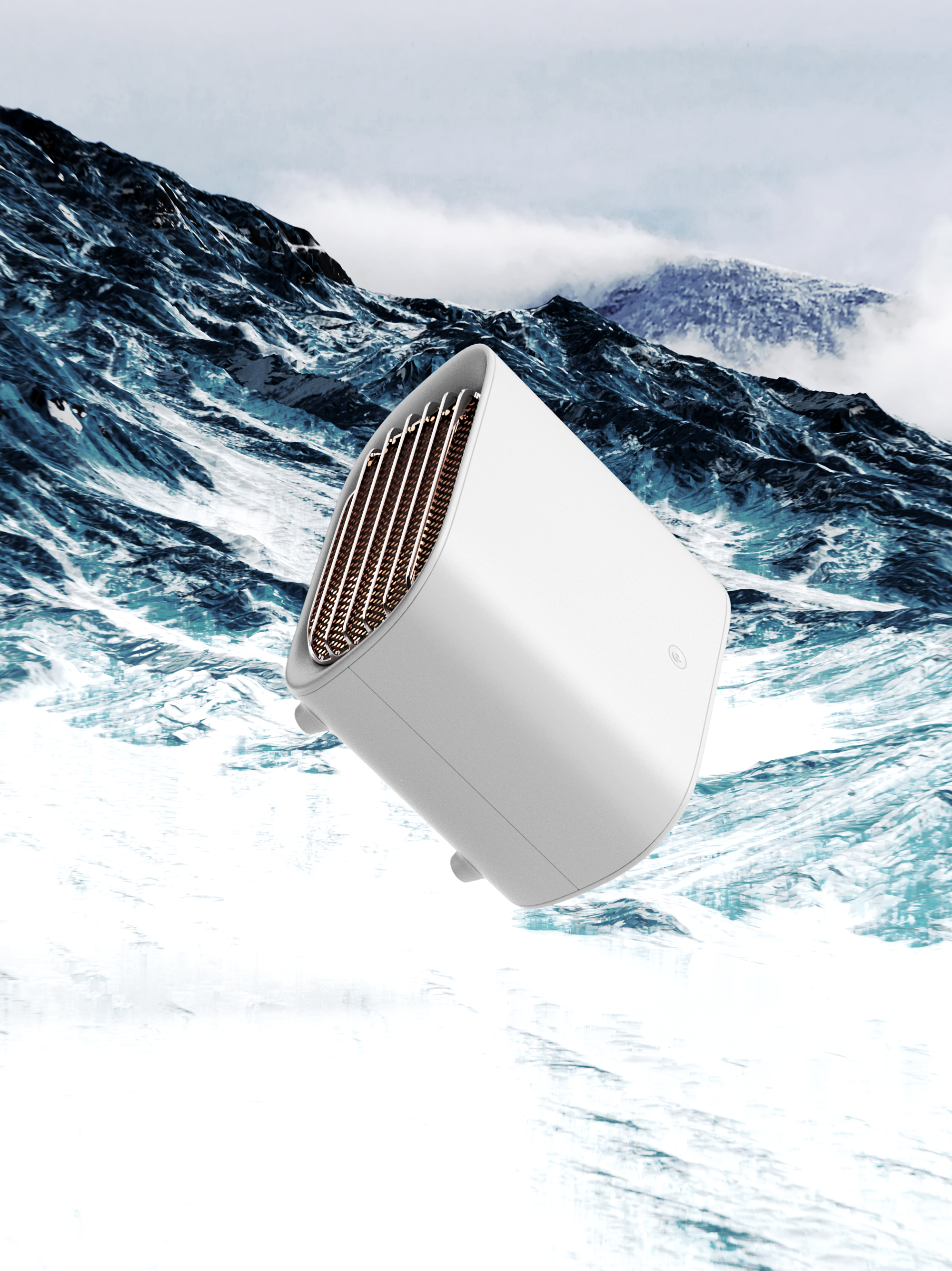 Air heater，Heating，keyshot，Original design，Simplicity，Air heater，