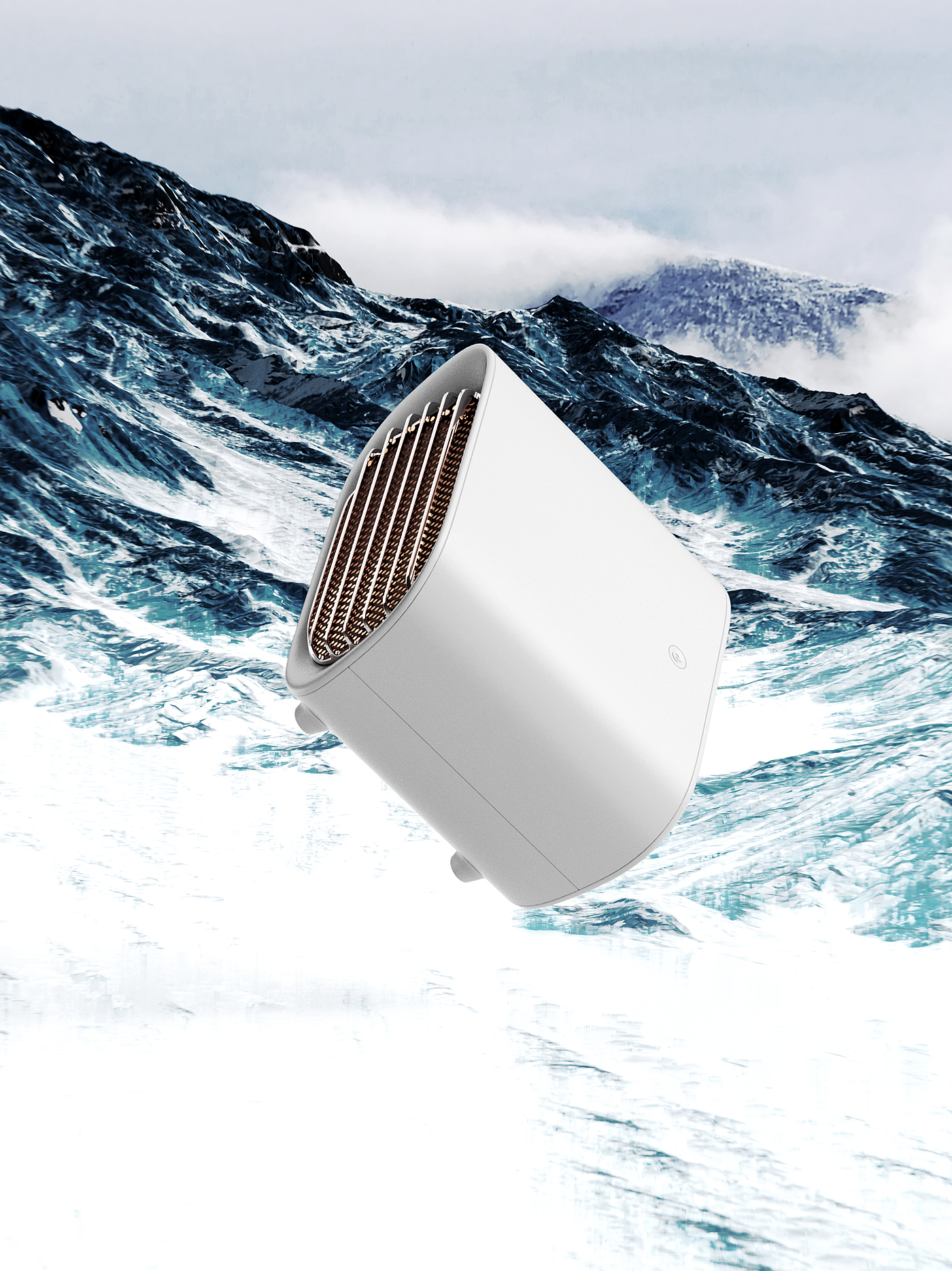 Air heater，Heating，keyshot，Original design，Simplicity，Air heater，