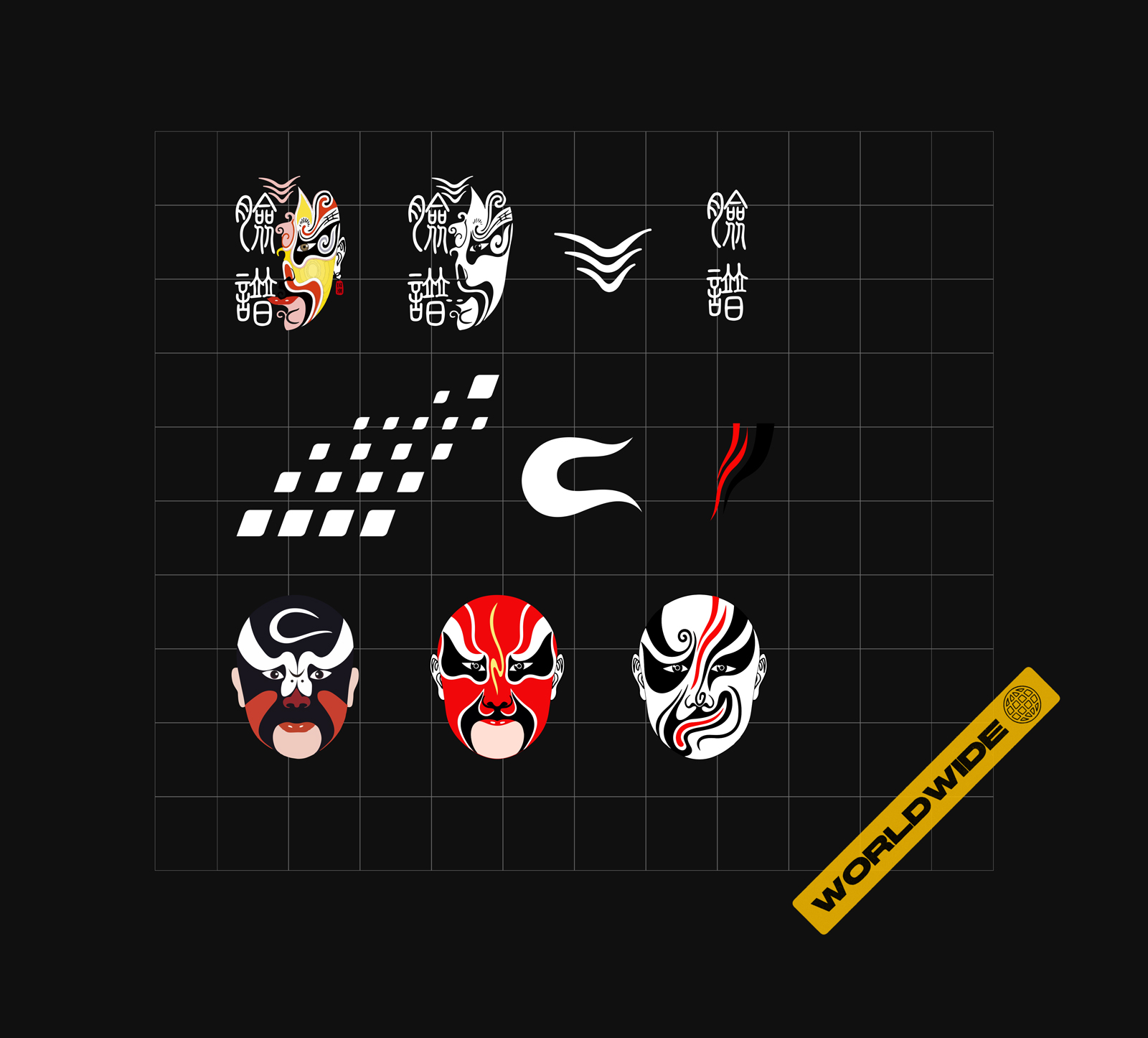 Car sticker，Pull flowers，National tide，plane，