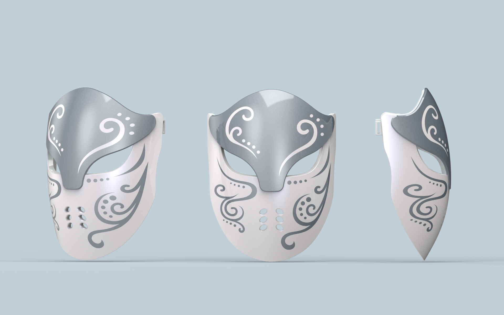 a spectrometer，Led mask，Photon mask，