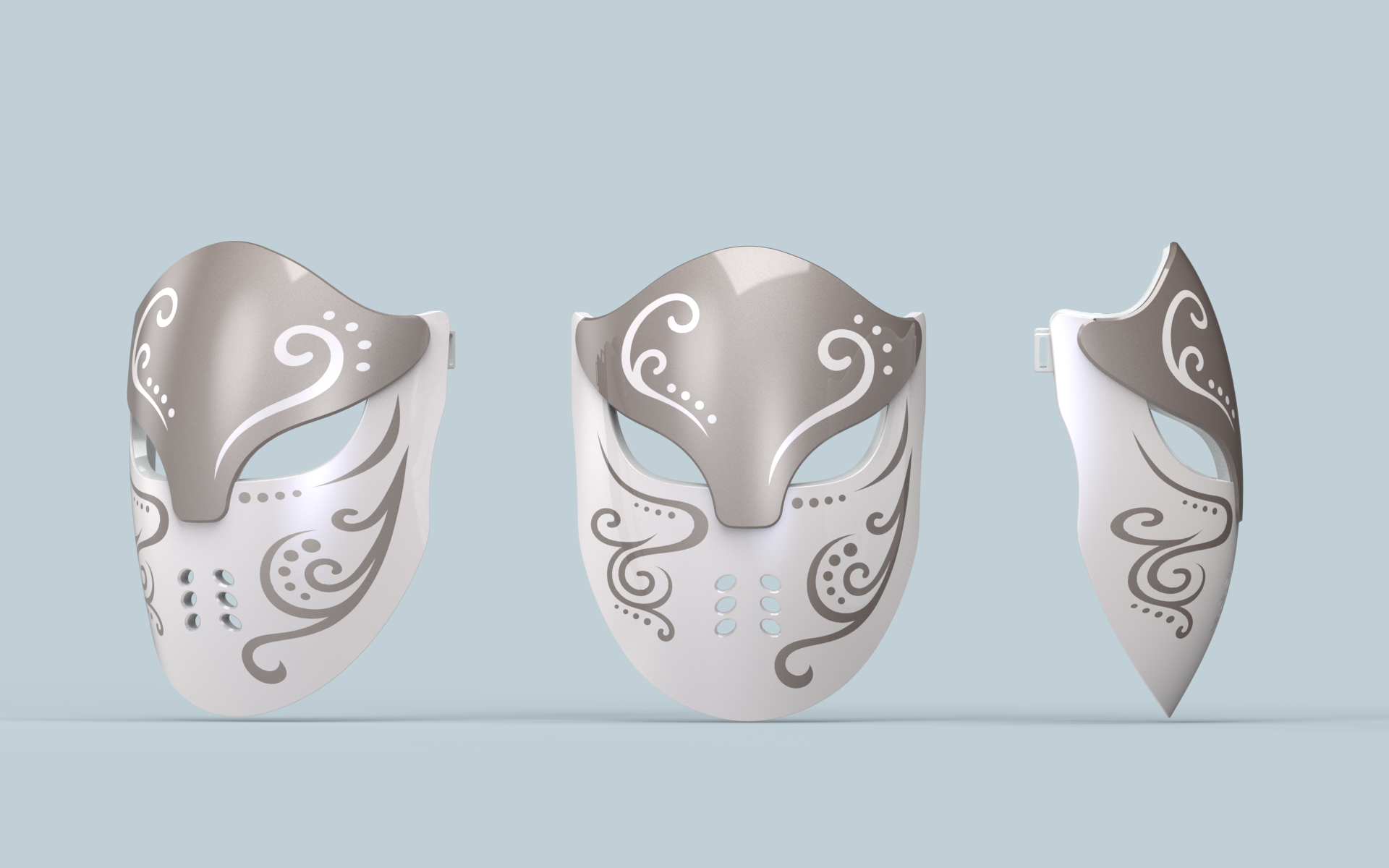 a spectrometer，Led mask，Photon mask，