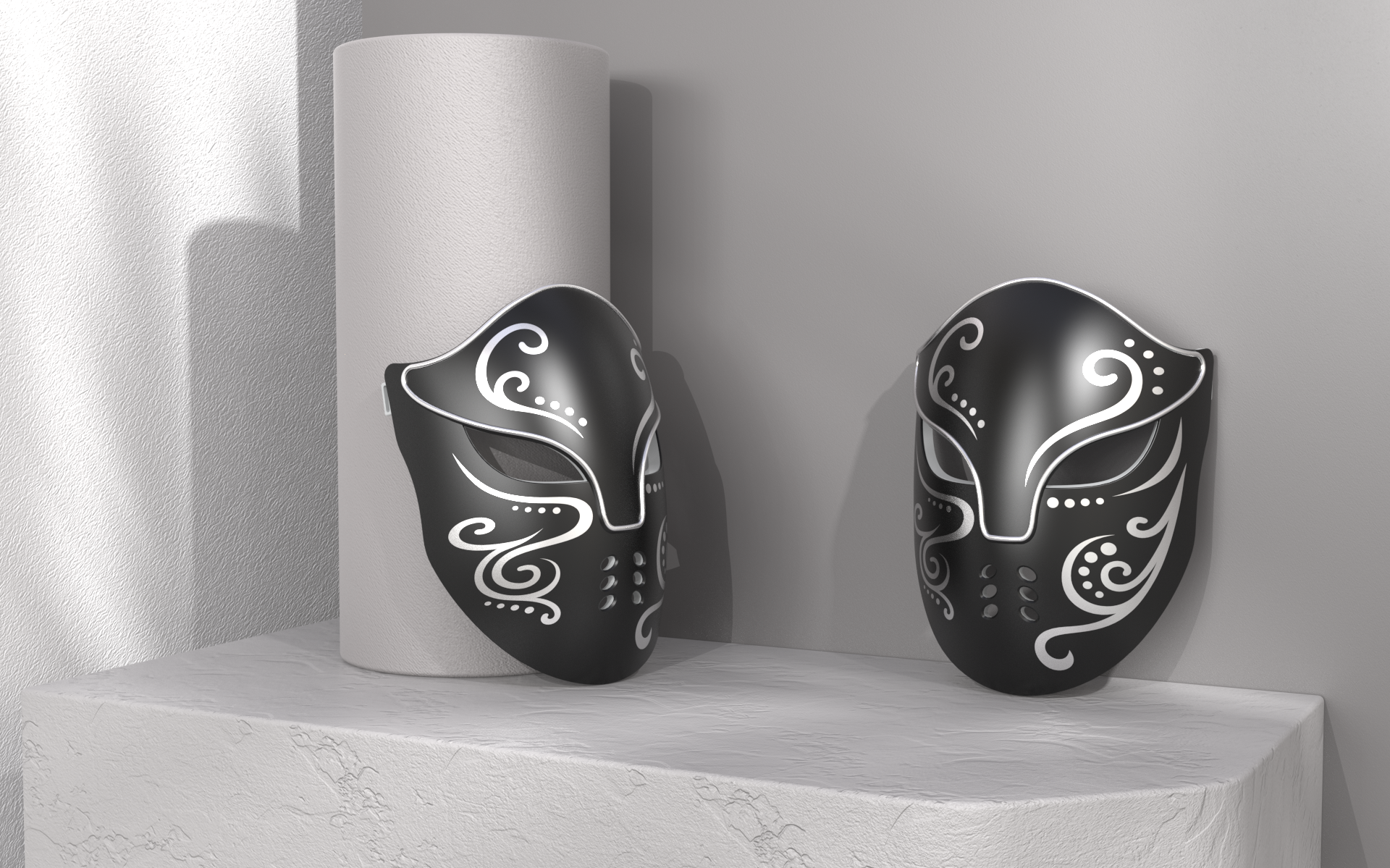 a spectrometer，Led mask，Photon mask，