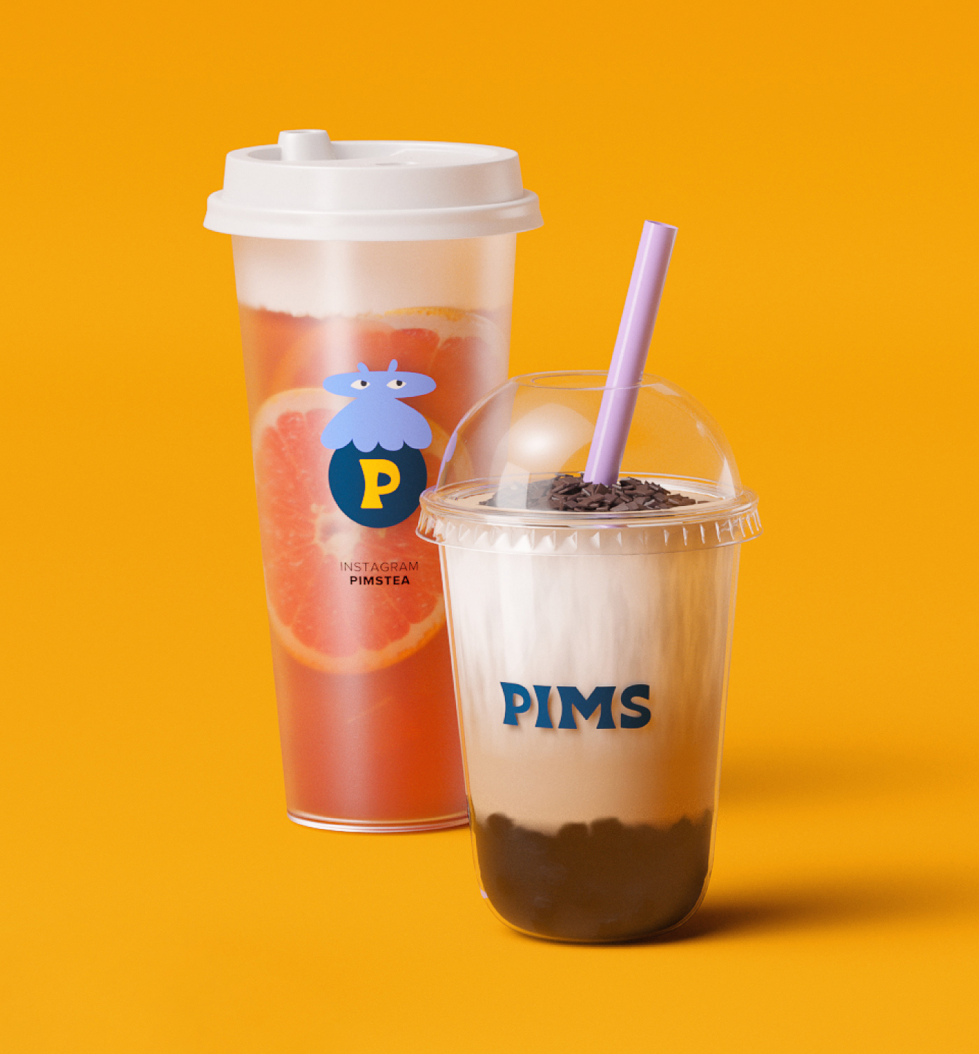 tea with milk，Coffee，packing design，