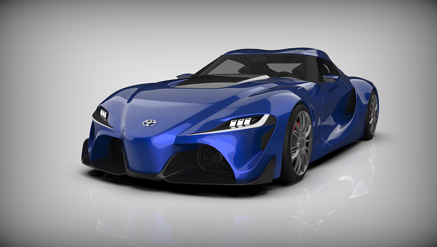 Toyota，Supra，Ox demon king，f1，keyshot，Render，