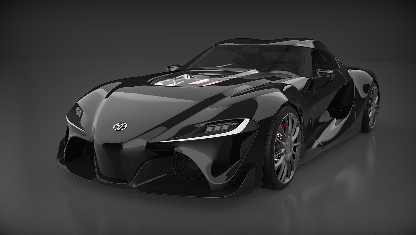 Toyota，Supra，Ox demon king，f1，keyshot，Render，
