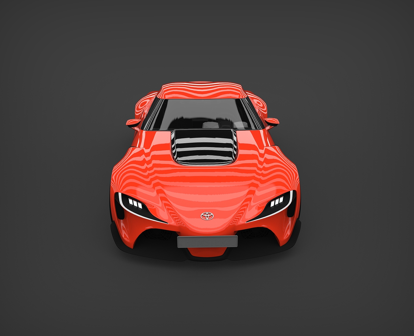 Toyota，Supra，Ox demon king，f1，keyshot，Render，