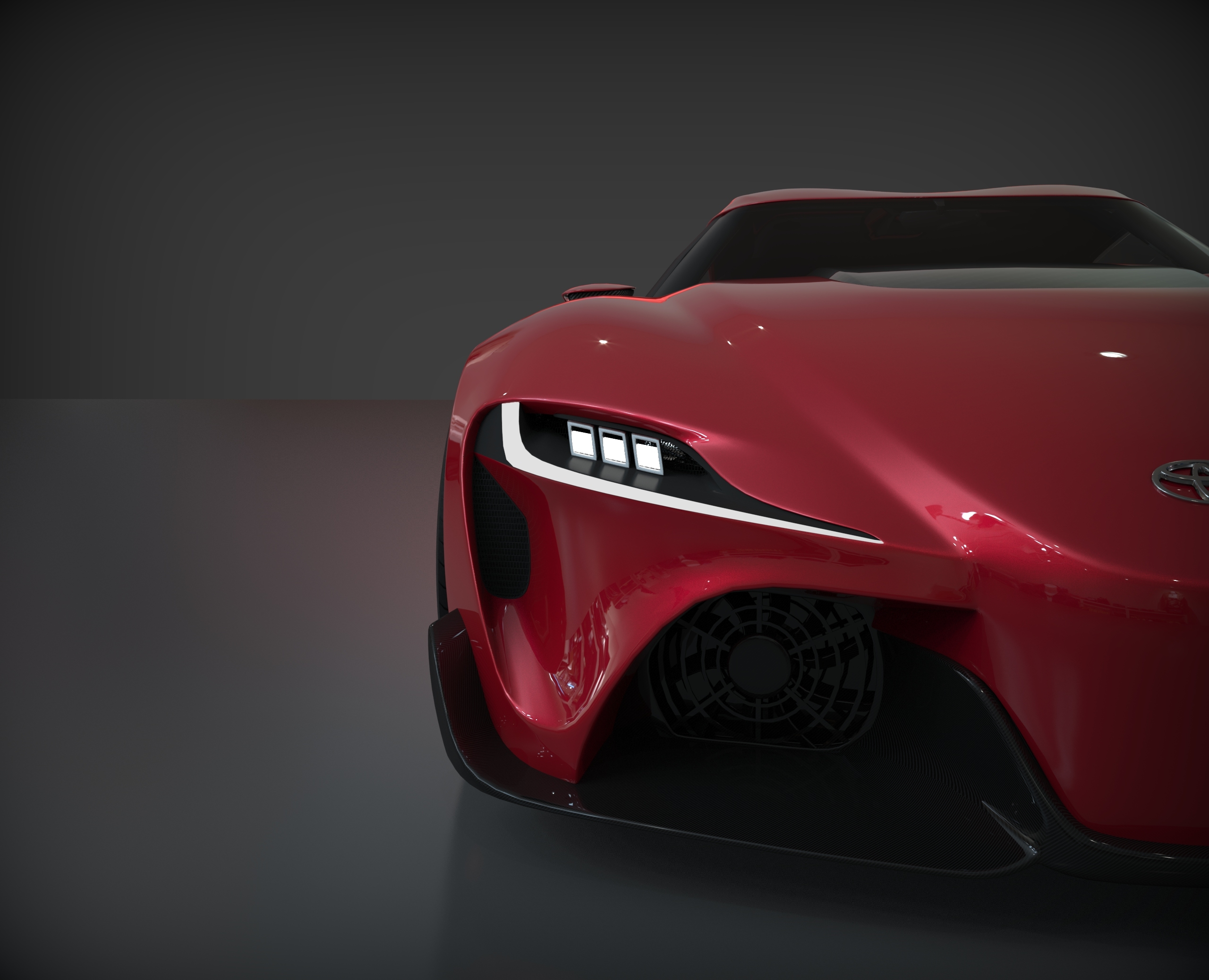 Toyota，Supra，Ox demon king，f1，keyshot，Render，