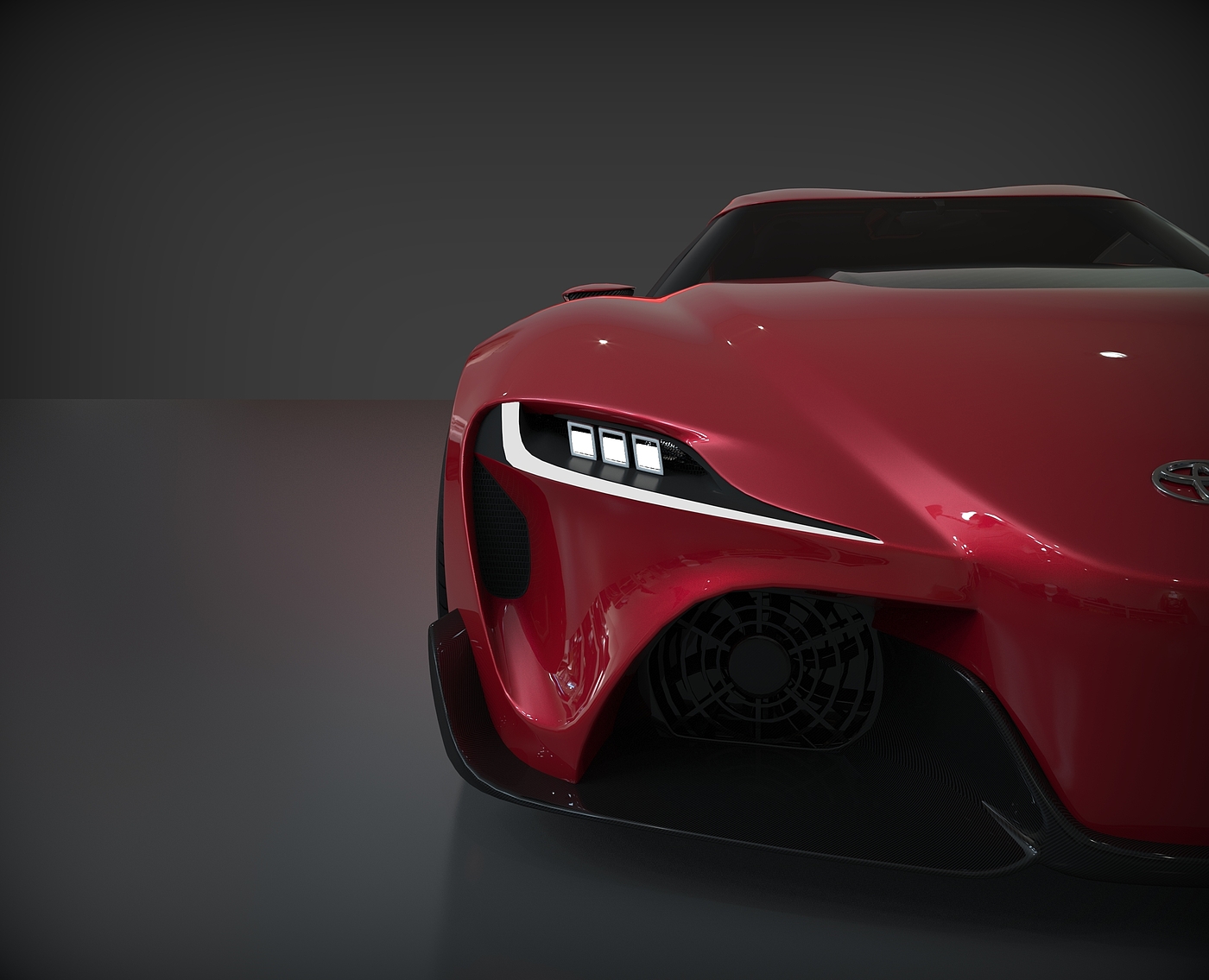 Toyota，Supra，Ox demon king，f1，keyshot，Render，