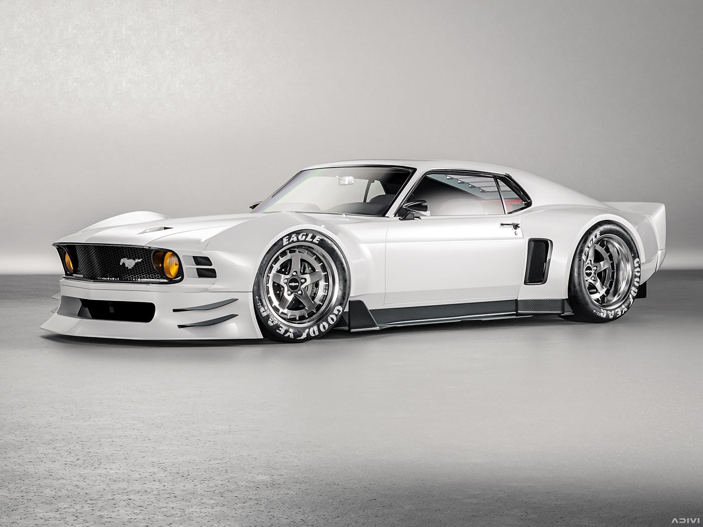 ford，Automobile design，Digital art，cgi，