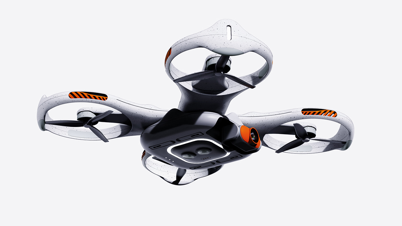 Traverse，UAV design，white，