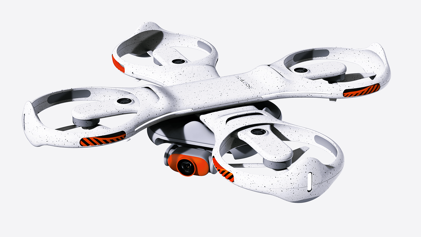 Traverse，UAV design，white，