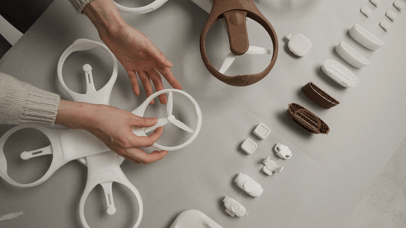 Traverse，UAV design，white，