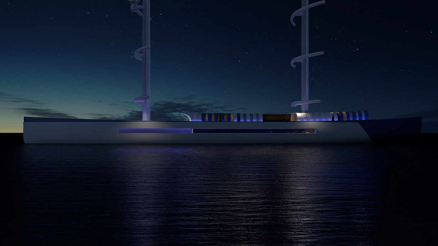 Arctic 85m S/Y，conceptual design，yacht，