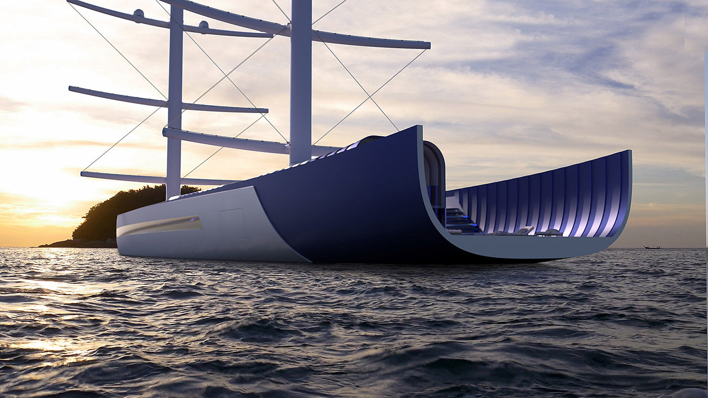 Arctic 85m S/Y，conceptual design，yacht，