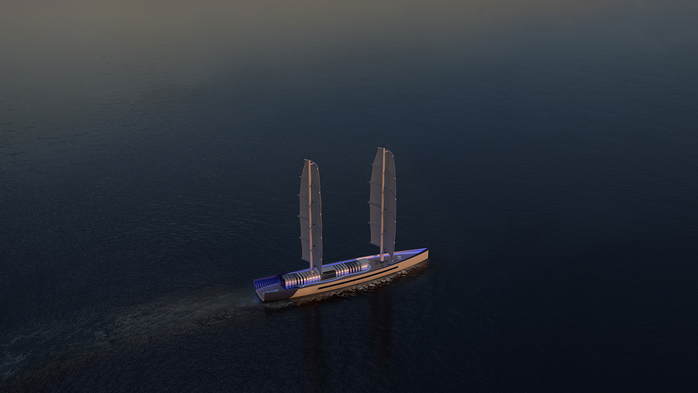 Arctic 85m S/Y，conceptual design，yacht，