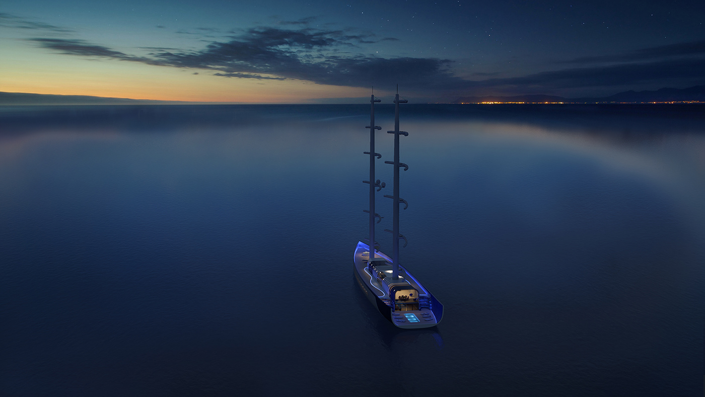 Arctic 85m S/Y，conceptual design，yacht，