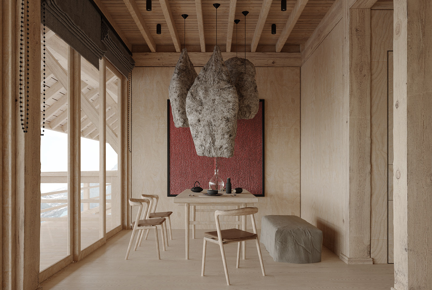 PEÑALARA HOTEL，Architectural design，Interior design，